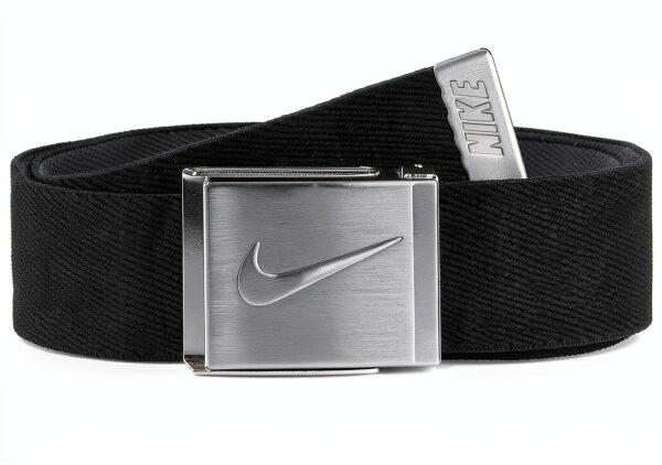 Nike Boys Golf Belt Reversible Stretch Web Black-0