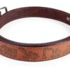 Boys Leather Belt Interchangeable Buckle Durable Stitched-4
