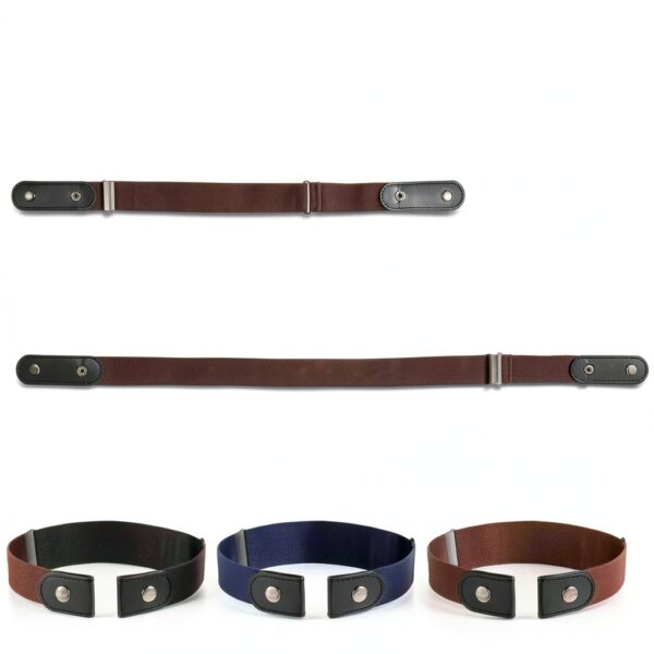 JIYIN Boys Elastic Belt No Buckle Stretch Web Belt-1