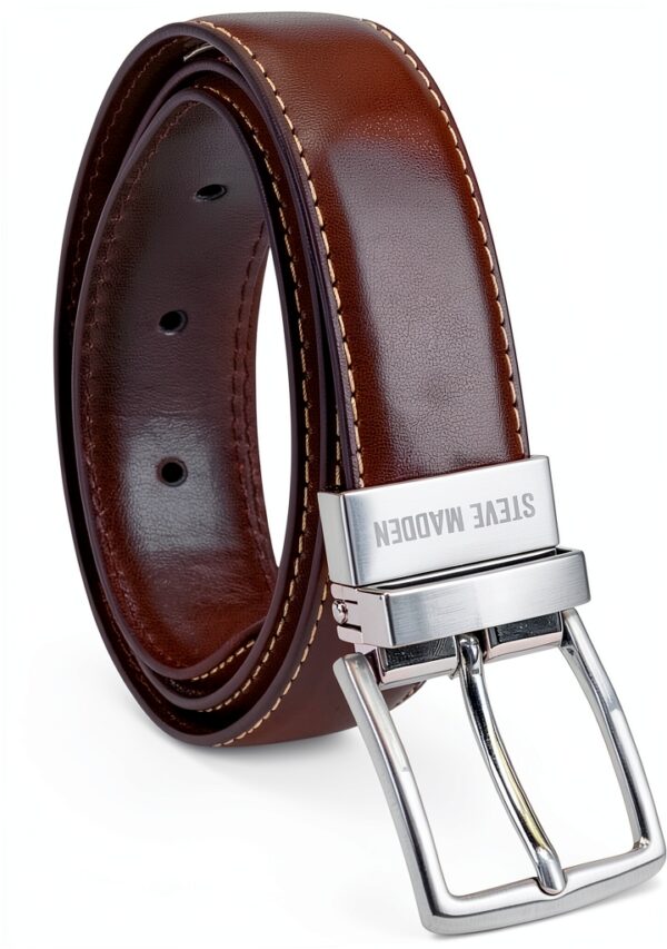 Steve Madden Boys Reversible Belt Vegan Leather Sizes-0