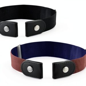 JIYIN Boys Elastic Belt No Buckle Stretch Web Belt-0