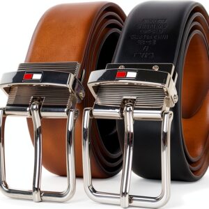 Tommy Hilfiger Boys Reversible Belt Brown Black Sports-0