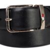 Tommy Hilfiger Boys Reversible Belt Brown Black Sports-2