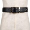 Tommy Hilfiger Boys Reversible Belt Brown Black Sports-5