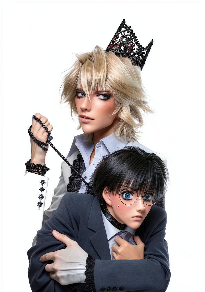 TRICKY PRINCE manga cover showcasing romantic character art