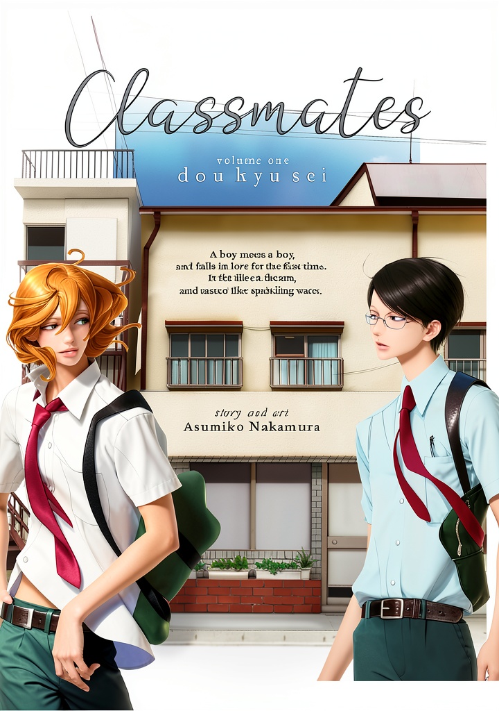 Classmates manga cover showcasing vibrant art and characters