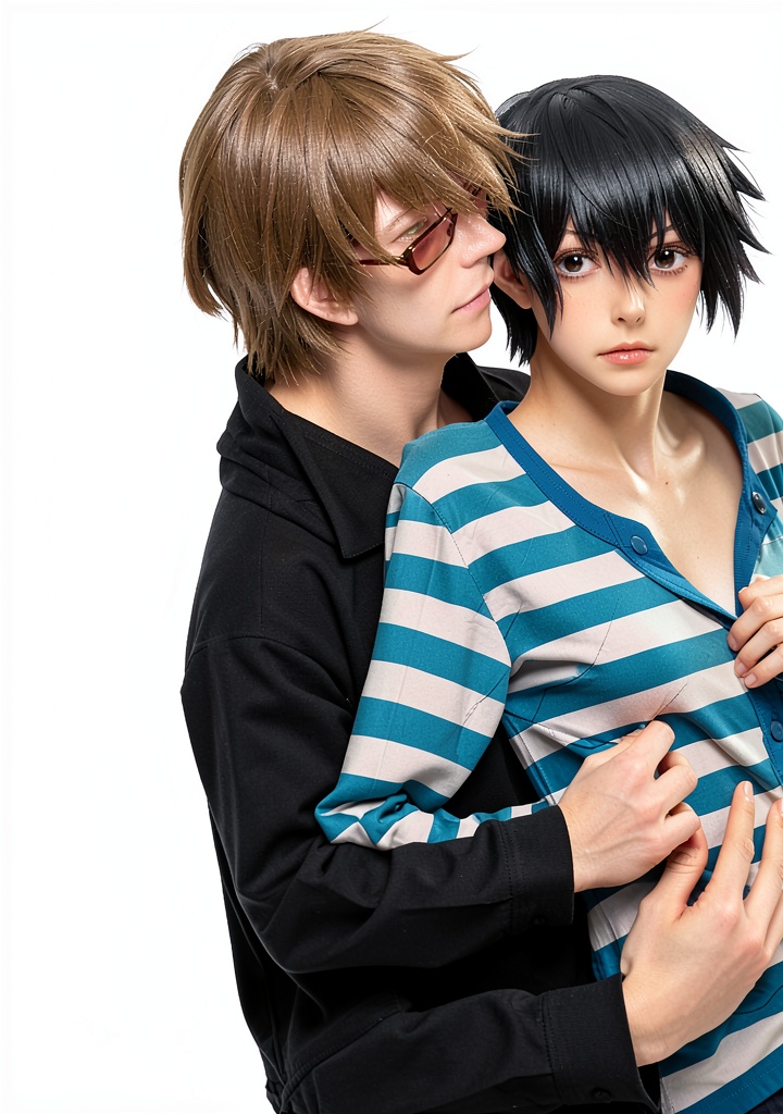 Under One Roof With the Beast yaoi manga cover showcasing romantic art