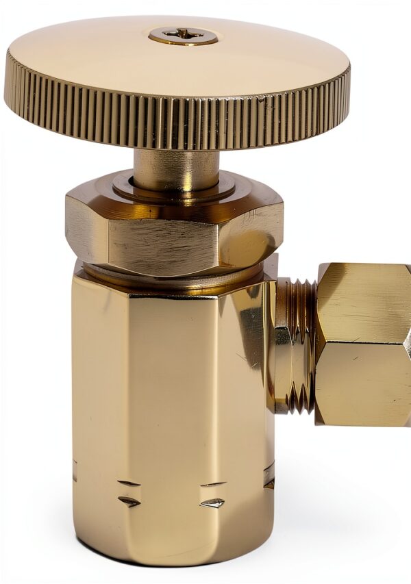 Compression Angle Stop Valve Westbrass Brass-3