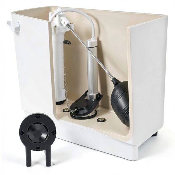 Toilet Tank Repair Kit Dreyoo Plastic Rubber Build-4