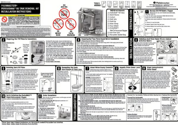 Fluidmaster Toilet Repair Kit Adjustable Valve-6