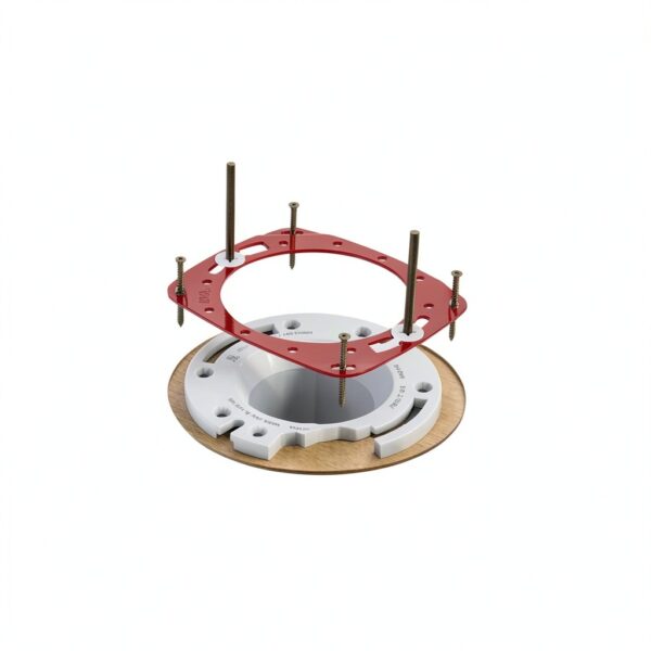 Toilet Repair Flange Oatey Red Plastic Ring-2