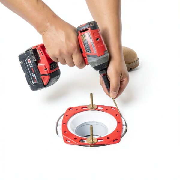 Toilet Repair Flange Oatey Red Plastic Ring-3