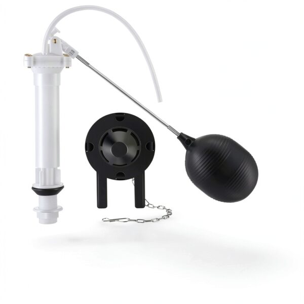 Toilet Tank Repair Kit Dreyoo Plastic Rubber Build-5