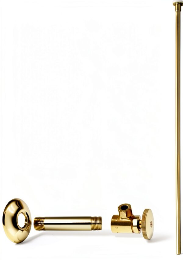Compression Angle Stop Valve Westbrass Brass-0