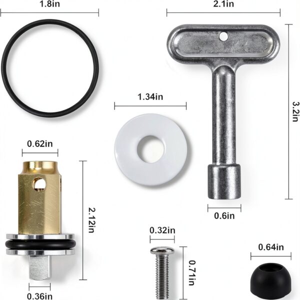 Aulpq Wall Hydrant Repair Kit for Z1321-CXL-6