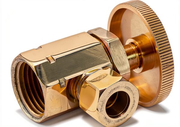 Compression Angle Stop Valve Westbrass Brass-4
