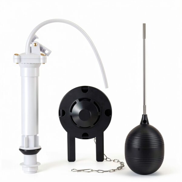 Toilet Tank Repair Kit Dreyoo Plastic Rubber Build-1