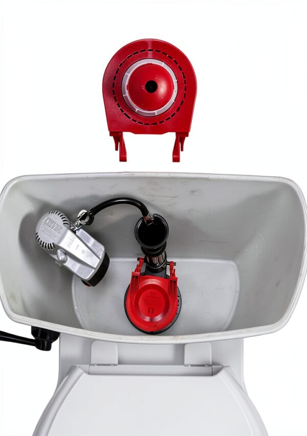Korky EasyFix Toilet Repair Kit Red Plastic-1
