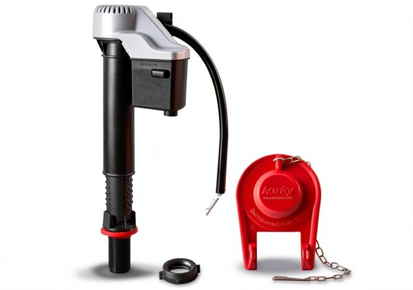Korky 2 Inch Toilet Flapper Kit Silver Rubber Fill Valve 818MP-0