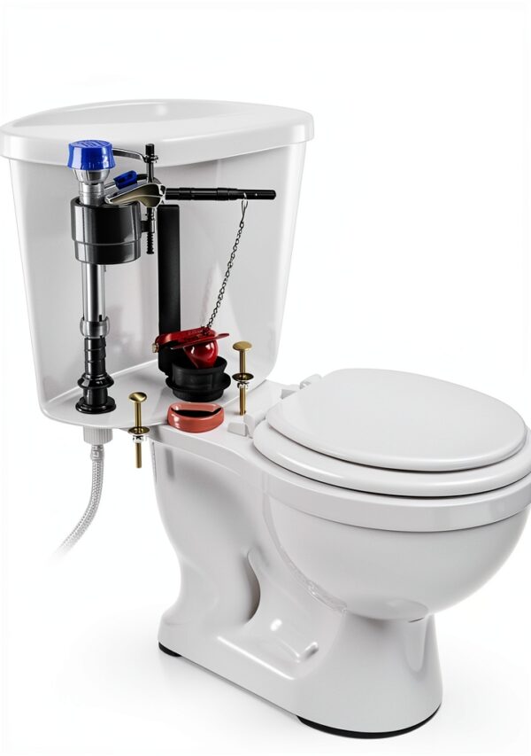 Fluidmaster PerforMAX Toilet Repair Kit 1 Install Fill Valve Flapper-1