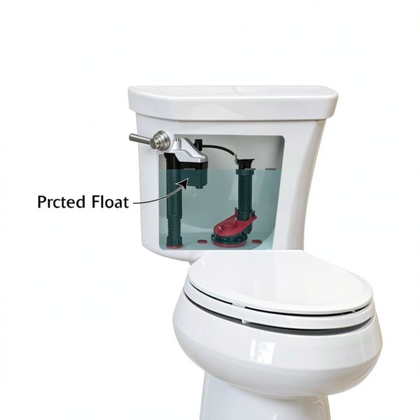 Korky Toilet Repair Kit Fill Valve Flapper Red 7-3/4 to 13-1/2 In-5
