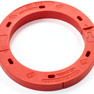 Oatey Toilet Flange Spacer 3/4 Inch Red Round Plastic Extender-0