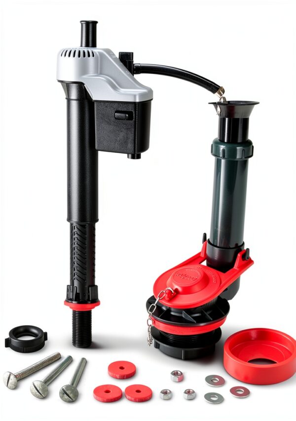 Korky Toilet Repair Kit 4010MP Floor-Mounted Plastic Rubber Set-0