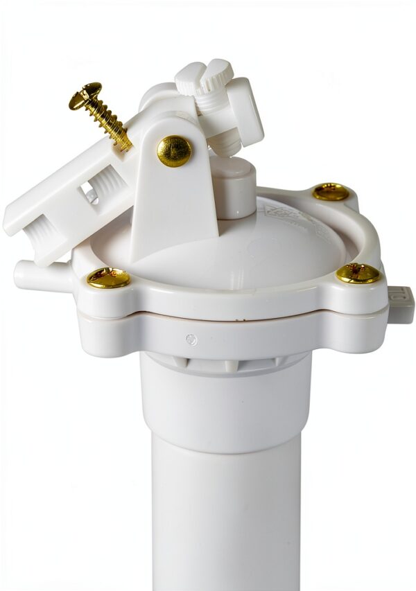 Toilet Repair Kit Danco with Fill Valve Flapper Ball Rod Float White-2