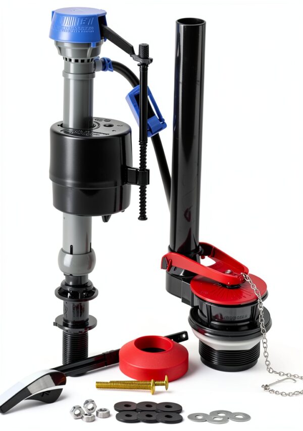Fluidmaster PerforMAX Toilet Repair Kit 1 Install Fill Valve Flapper-0