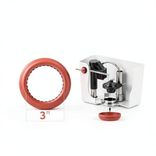 Korky Toilet Repair Kit 5010MP Black Red Silver Fill Valve-5