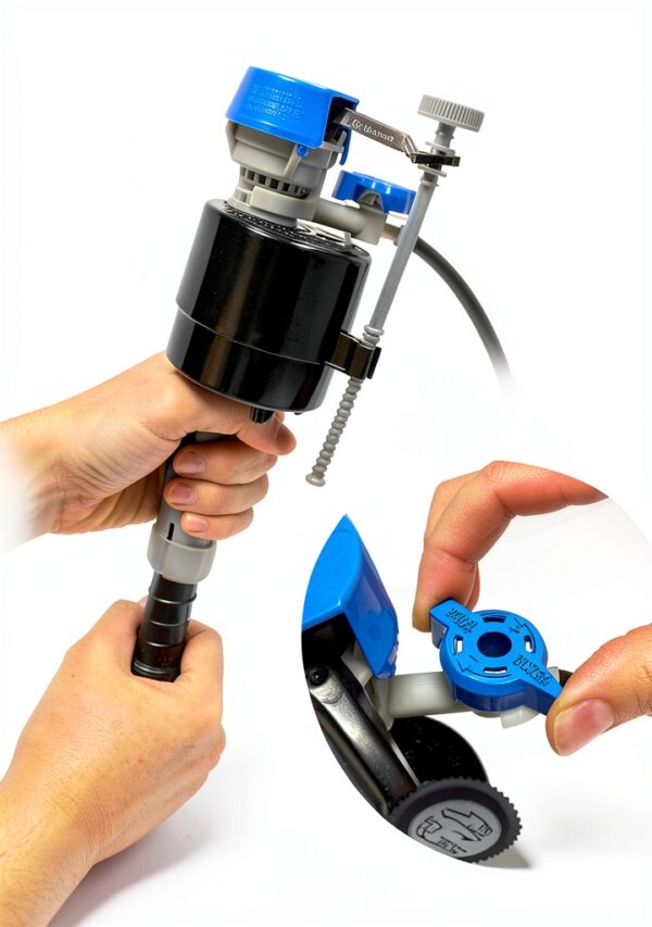 Fluidmaster PerforMAX Toilet Fill Valve Kit with 3‑Inch Flapper-4
