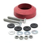 Fluidmaster Toilet Repair Kit 6102 with Gasket and Brass Bolts-0