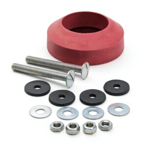 Fluidmaster Toilet Repair Kit 6102 with Gasket and Brass Bolts-0