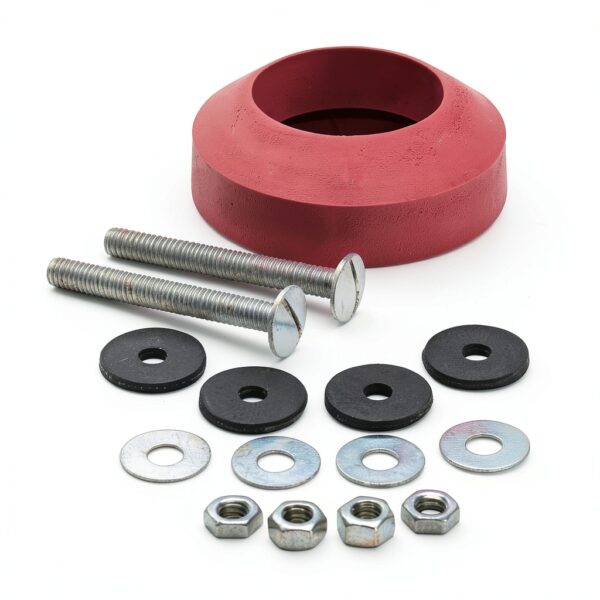 Fluidmaster Toilet Repair Kit 6102 with Gasket and Brass Bolts-0