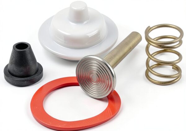 Sloan Handle Repair Kit B-50-A Small Black Plastic Metal Parts-0