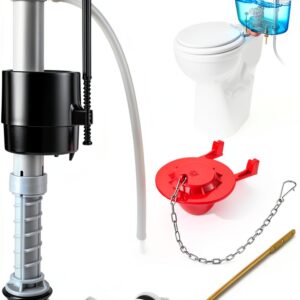 Saillong Toilet Repair Kit 2‑Inch Flush Valve with Brass Lever-0
