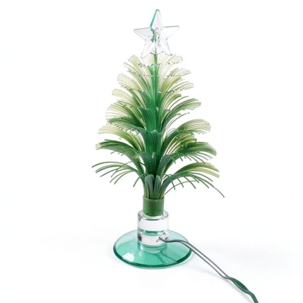 USB Powered 7-Color Fiber Optic Christmas Tree with Star Top TINNZTES-6