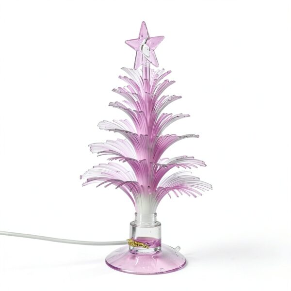 USB Powered 7-Color Fiber Optic Christmas Tree with Star Top TINNZTES-0