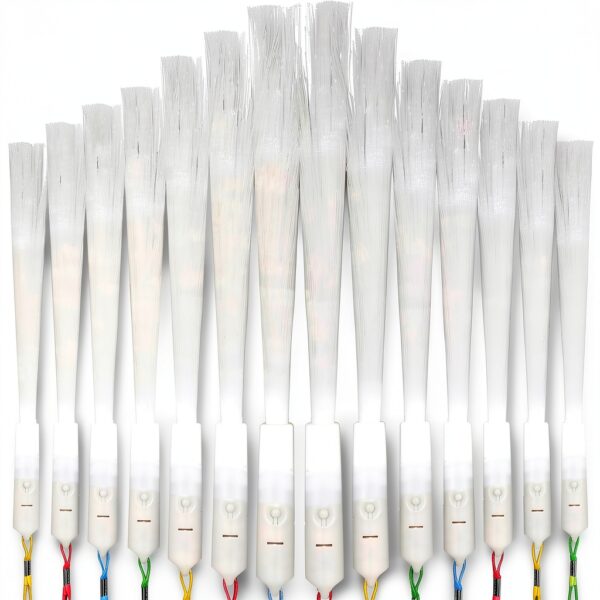 Fiber Optic Lights VAIPI 50 Pack Glow Sticks with 3 Light Modes-0