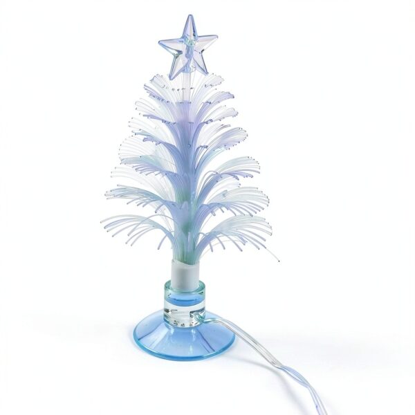 USB Powered 7-Color Fiber Optic Christmas Tree with Star Top TINNZTES-4