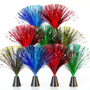 Fiber Optic Lamp 16 pcs Patelai Color Changing Crystal Base Bulk Set-0