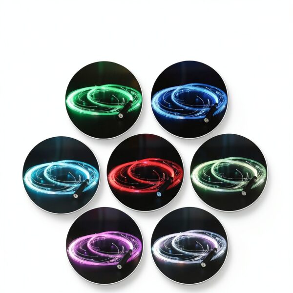 Fiber Optic Whip XINYICONG Rechargeable LED Whip 7 Colors 4 Modes-2