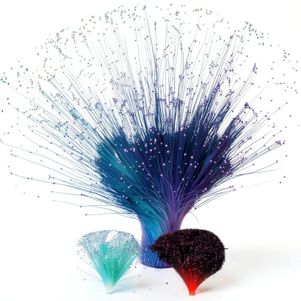 Fiber Optic Lamp Tookie Novelty Battery Powered Color Changing Light-2