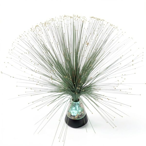 Colour Changing Fibre Optic Crystal Lamp cxvx 13.5" Mood Battery Lamp-3