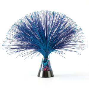 E&A Ice Fiber Optic Mood Lamp - Glacier Lite with Color-Changing-0