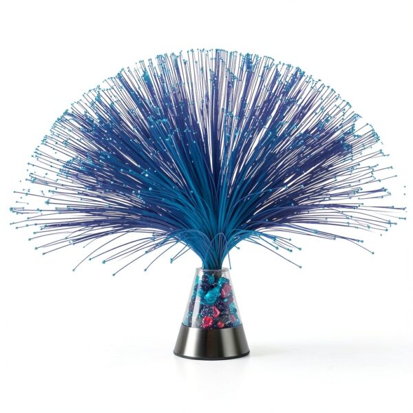 E&A Ice Fiber Optic Mood Lamp - Glacier Lite with Color-Changing-0