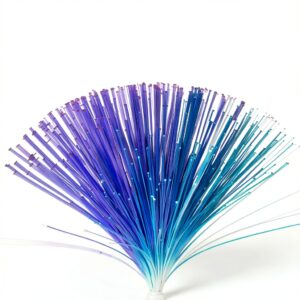 Fiber Optic Lamp Tookie Novelty Battery Powered Color Changing Light-0